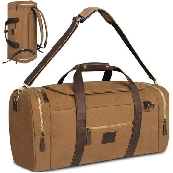 50l leather backpack Sloan Large Made from 100% recycled nylon CityProtector Carry-on Travel Backpack 50L